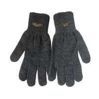 Seasons Gray Men Woolen Gloves
