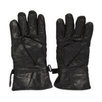 Seasons Black Leather Gloves