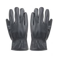 Seasons Black Leather Gloves