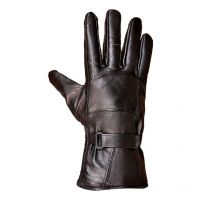 Seasons Black Leather Driving Gloves - 1 Pair