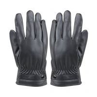 Mens Leather Designer Winter Gloves