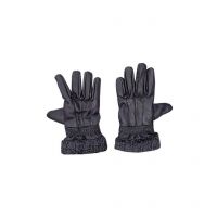 Seasons  Black Leather Gloves