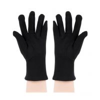 Seasons Black Woollen Gloves For Men