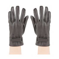 Seasons Brown Woollen Gloves For Men