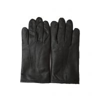 Seasons Brown Leather Winter Gloves For Men