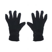 Seasons Black Leather Gloves