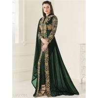 Tiya Pretty Georgette Embroidered Ethnic Gowns
