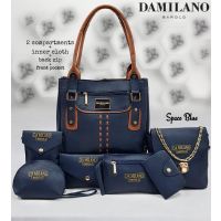 Seasons Set of 7 Space Blue Designer Handbags