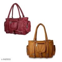 Voguish Pack 2 Stylish Women Handbags