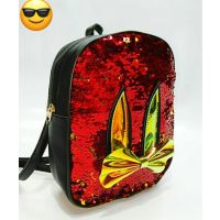 Seasons Shimmering Red Backpack Sling Bag