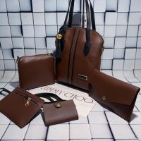 Seasons Set of 5 Brown  Handbags