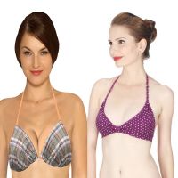 Comfort Halter Neck Bra Pk 2