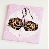 Stylish Animal Printed Halter Neck Bra