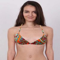 Sexy Multi Printed Halter Neck Bra