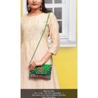 Designer Cotton Kutchi Work Sling Bags