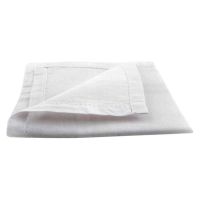 White Cotton Handkerchiefs For Men 9 Piece Pack