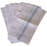 Seasons White Cotton Handkerchief for Men - Pack of 6
