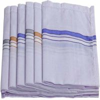 Seasons White Cotton Handkerchiefs - 6 Piece