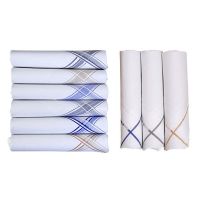 Seasons White Handkerchief For Men - Set Of 6 Pcs