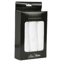 Seasons  White Cotton Handkerchief for Men - Pack of 3