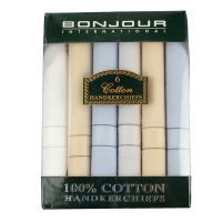 Seasons Cotton Handkerchiefs Men 6 Pack 