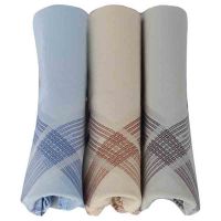  Seasons Multicolour Cotton Handkerchief for Men - Pack of 3