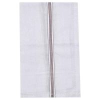 Seasons White Cotton Handkerchief For Men - Pack Of 2