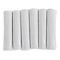  Seasons  White Cotton Handkerchief - Pack of 6
