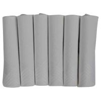 Seasons  grey Cotton Handkerchief for Men - Pack of 6