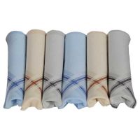 Seasons Multicolour Cotton Handkerchief for Men - Pack of 6