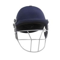 Seasons Mild Steel Visor Cricket Helmet  (Navy Blue)