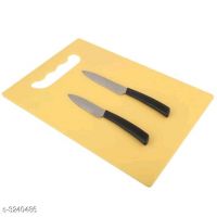 Seasons Classic Cutting Board & Knife Set