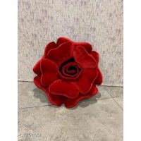 Myra Attractive Velvet Rose Shaped Coushion Cover