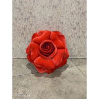 Myra Elegant Velvet Rose Shaped Coushion Cover