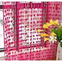 Classy Printed Net Polyester Curtains 