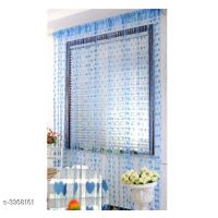 Stylish Net Polyester Printed Curtains 