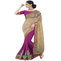 Peach Colour Fancy Jacquard Traditional Designer Occation Wear Saree With Matching Blouse Piece
