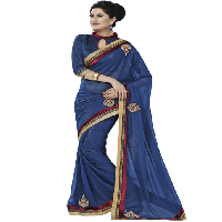 Violet Colour Makkhan Traditional Designer Occation Wear Saree With Matching Blouse Piece