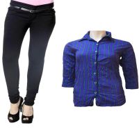 Slim Fit Comfort Jeans With Free Shirt