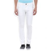 Seasons White Slim Tapered Fit Jeans