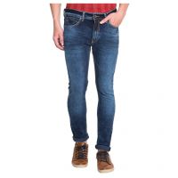  Seasons Navy Blue Slim Solid Boy Jeans