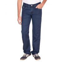  Seasons Navy Cotton Regular Fit Basics Jeans