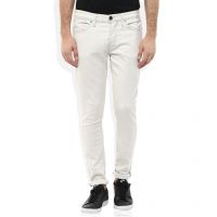 Seasons White Skinny Fit Solid Jeans