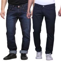  Seasons Cotton Blend Regular Jeans (Pack Of 2)