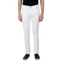 Seasons White Slim Solid Jeans