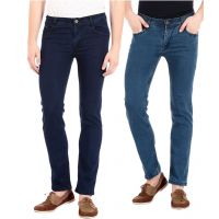  Seasons  Blue Slim Fit Jeans - Combo of 2