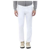 Seasons White Slim Solid Men's Jeans
