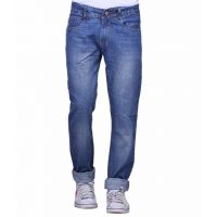 Seasons Blue Denim Regular Fit Jeans For Men