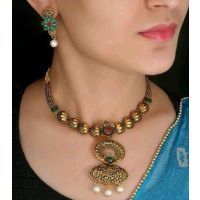 Princess Kundan Brass Designer Jewellery Sets