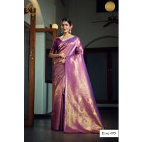 Kasuba Silk Zari Wine Women Saree